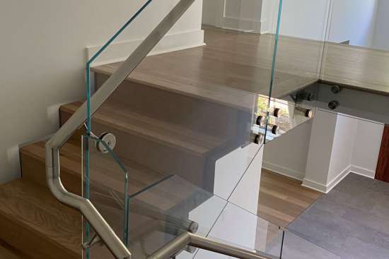 Fox Chapel Residence Stair Finish 3